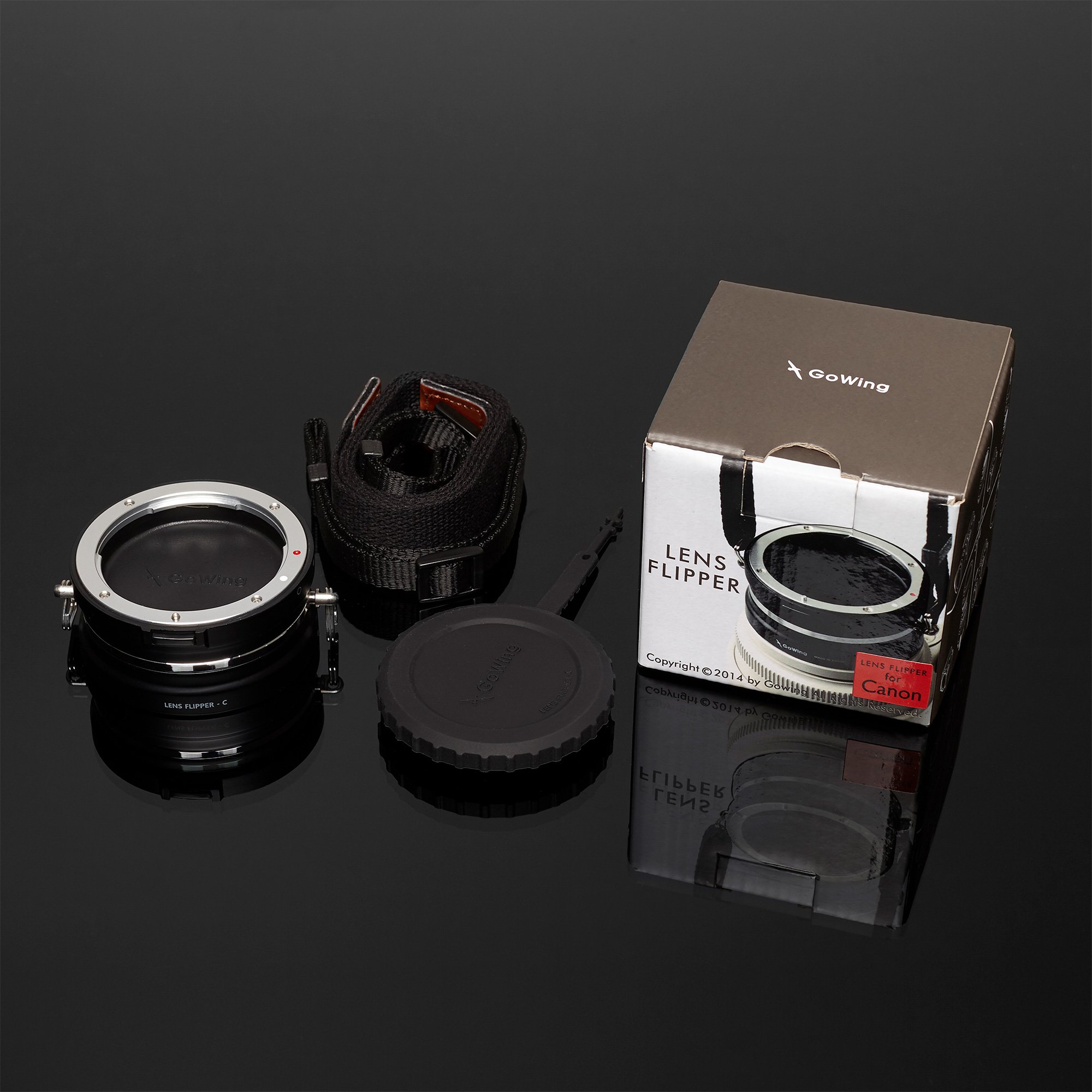 Canon - 新品級 Gowing LENS FLIPPER キャノン 箱 説明書付 B898 The Lens Flipper for Canon RF mounts
